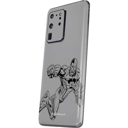DC Comics Cyborg Comic Pop Galaxy S20 Ultra 5G Skin